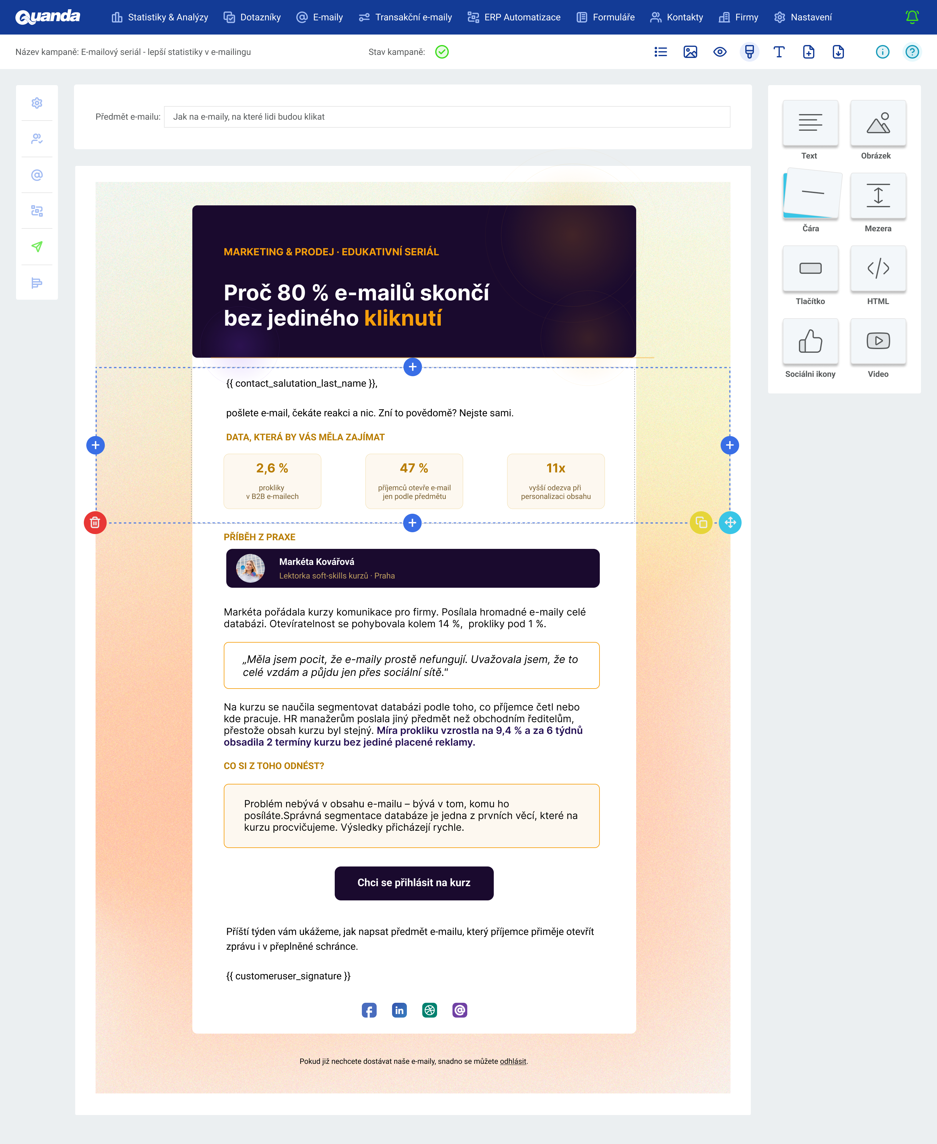 E-mail kampaně